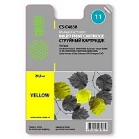 картинка cactus c4838 картридж №11 для hp bij 1000/1100/1200/2200/2300/2600/2800, желтый от магазина Tovar-RF.ru