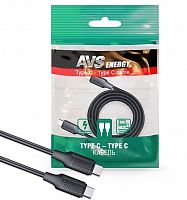картинка кабель avs tc-tc01 type c - type c (1м) (пакет) от магазина Tovar-RF.ru