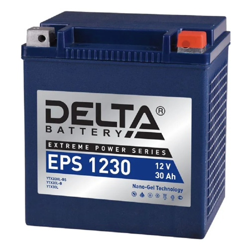картинка delta eps 1230 (30 а\ч, 12в) для мото от магазина Tovar-RF.ru
