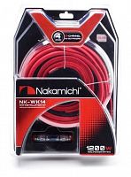 картинка кабель nakamichi nk-wk14 набор проводов для подкл. 2х кан. усилителя 4ga, сса, блистер от магазина Tovar-RF.ru