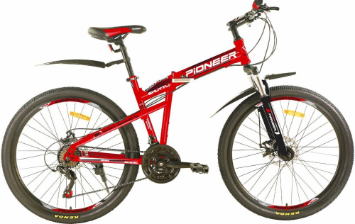 картинка велосипед pioneer shuttle 26"/17" red-black-white pioneer shuttle 26"/17" red-black-whiteот магазина Tovar-RF.ru