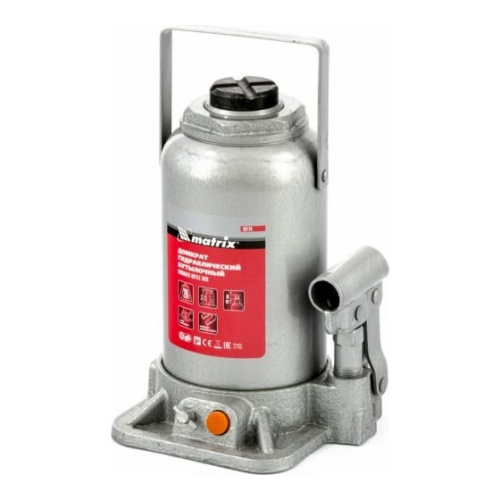 картинка matrix домкрат гидравлический бутылочный, 20 т, h подъема 244–449 мм [50778] от магазина Tovar-RF.ru