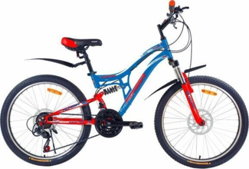 картинка велосипед pioneer forsage 24"/14" blue-red-white магазин Tovar-RF.ru являющийся официальным дистрибьютором в России картинка велосипед pioneer forsage 24"/14" blue-red-whiteот магазина Tovar-RF.ru