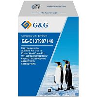 картинка картридж струйный g&g gg-c13t907140 черный (270мл) для epson workforce pro wf-6090dw/6090dtwc/6090d2twc/6590dwf от магазина Tovar-RF.ru