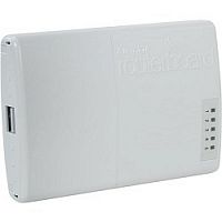 картинка mikrotik rb750p-pbr2 маршрутизатор powerbox with 650mhz cpu, 64mb ram, 5xlan (four with poe out), routeros l4, outdoor case, psu, poe, mounting set от магазина Tovar-RF.ru