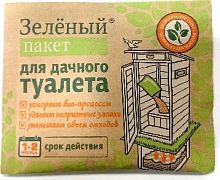 картинка Средство для септиков ДОКТОР РОБИК Зеленый пакет для дачного туалета от магазина Tovar-RF.ru