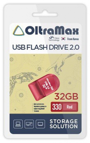 картинка usb флэш-накопитель oltramax om-32gb-330-red от магазина Tovar-RF.ru