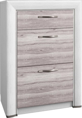 картинка Комод АНРЭКС OLIVIA Комод 3S/56 цвет вудлайн крем/дуб анкона АНРЭКС OLIVIA Комод 3S/56 цвет вудлайн крем/дуб анкона от магазина Tovar-RF.ru