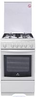 картинка плита газовая de luxe 506040.03г (916802) бел от магазина Tovar-RF.ru