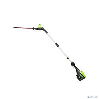 картинка Greenworks GD60PHT61 Кусторез штанговый аккумуляторный, 60 В, 51 см, бесщеточный, без АКБ и ЗУ [2301107] от магазина Tovar-RF.ru