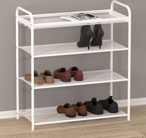 картинка Подставка для обуви ЗМИ Подставка для обуви "Верона 24" (VERONA 24 shoe rack) белый ПДОВ24 Б от магазина Tovar-RF.ru