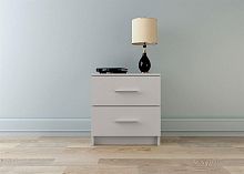 картинка Комод НК-МЕБЕЛЬ ЛОФТ комод 420 с 2-мя ящиками Белый 72230006 (1 кор.) от магазина Tovar-RF.ru