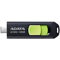 картинка a-data flash drive 128gb (type-c) a-data uc300 usb3.2, черный и зеленый [acho-uc300-128g-rbk/gn] от магазина Tovar-RF.ru