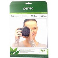 картинка Perfeo PF-GLA4-190/50  Бумага Perfeo глянцевая , А4 190 г/м2 ,  50л от магазина Tovar-RF.ru