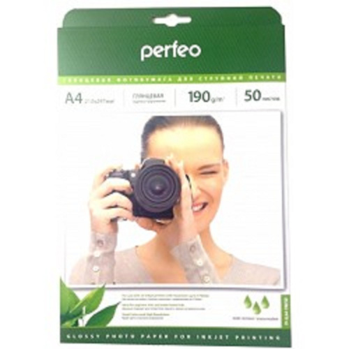 картинка Perfeo PF-GLA4-190/50 Бумага Perfeo глянцевая , А4 190 г/м2 , 50л магазин Tovar-RF.ru являющийся официальным дистрибьютором в России картинка Perfeo PF-GLA4-190/50 Бумага Perfeo глянцевая , А4 190 г/м2 , 50л от магазина Tovar-RF.ru
