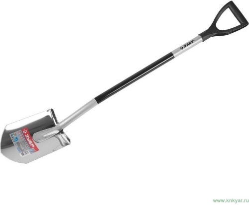 картинка ЗУБР Лопата штыковая Профессионал Артель для земляных работ, размер средний [39407_z01] ЗУБР Профессионал Артель для земляных работ, размер средний [39407_z01] от магазина Tovar-RF.ru