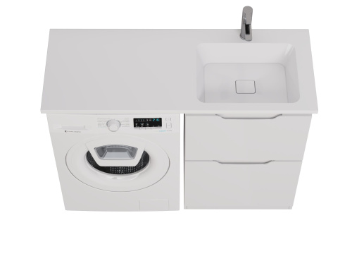 картинка Тумба Bona, 60 см, напольная, 2 ящика, белый глянец от магазина Tovar-RF.ru фото 18