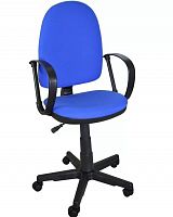 картинка Кресло компьютерное OLSS кресло ПРЕСТИЖ Самба В-10 синий от магазина Tovar-RF.ru