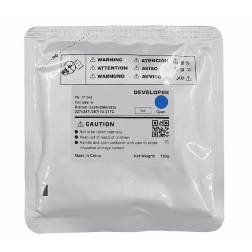 картинка девелопер iu-217c-developer для konica minolta bizhub c227i/c257i/c287i (cet) cyan, 180г, 90000 стр. магазин Tovar-RF.ru являющийся официальным дистрибьютором в России картинка девелопер iu-217c-developer для konica minolta bizhub c227i/c257i/c287i (cet) cyan, 180г, 90000 стр. от магазина Tovar-RF.ru