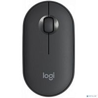картинка 910-005718/910-005576 мышь logitech pebble m350 графитовый оптическая (1000dpi) silent беспроводная bt usb для ноутбука (3but) от магазина Tovar-RF.ru