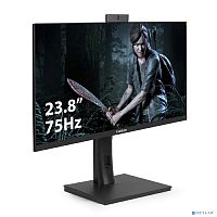картинка lcd exegate 23.8" ev2407ta {ips 1920x1080 75hz 5ms 250cd d-sub hdmi displayport usb speakers webcam} [ex297247rus] от магазина Tovar-RF.ru