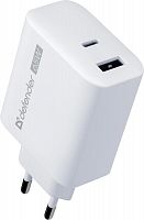 картинка сзу defender (83582) зу upa-165 usb a+c, 65w от магазина Tovar-RF.ru