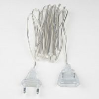 картинки удлинитель для гирлянд uniel (ul-00007299) ucx-y25/10w-200 clear удлинитель для подключения гирлянд 2м от магазина Tovar-RF.ru