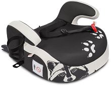 картинка детское автомобильное кресло siger kres3996 бустер fix lux гр.iii, енот серый, бежевый от магазина Tovar-RF.ru