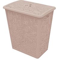 картинка Корзина для белья KEEPLEX KL120511005 Fiori 35л розовый топаз от магазина Tovar-RF.ru