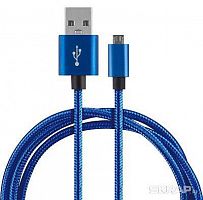 картинка  energy кабель et-27 usb/microusb, цвет - синий от магазина Tovar-RF.ru