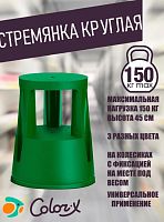 картинка Стремянка COLOR-X H=45 см зеленая от магазина Tovar-RF.ru
