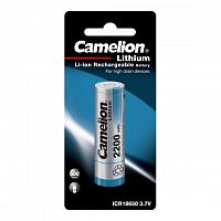 картинка Camelion  ICR18650  2200 mah (ICR18650F-22BP1, аккумулятор, 3.7 V, Li-Ion/ LiCoO2) от магазина Tovar-RF.ru