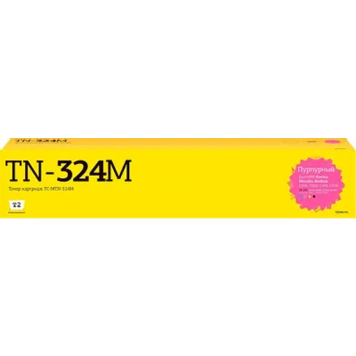 картинка tc-mtn-324m тонер-картридж t2 для konica-minolta bizhub c258/c458/c558/c658 (26000 стр.) пурпурный, с чипом магазин Tovar-RF.ru являющийся официальным дистрибьютором в России картинка tc-mtn-324m тонер-картридж t2 для konica-minolta bizhub c258/c458/c558/c658 (26000 стр.) пурпурный, с чипом от магазина Tovar-RF.ru