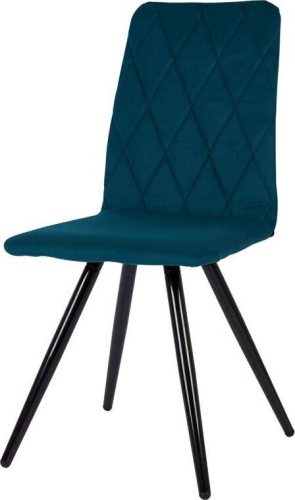 картинка Стул обеденный POLINI Home Rio SM, темно-бирюзовый - черный (2 кор.) POLINI Home Rio SM, темно-бирюзовый - черный (2 кор.) от магазина Tovar-RF.ru