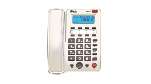 картинка телефон проводной ritmix rt-550 white от магазина Tovar-RF.ru