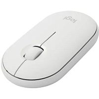картинка 910-005716/910-005541 мышь logitech pebble m350 белый оптическая (1000dpi) silent беспроводная bt usb для ноутбука (3but) от магазина Tovar-RF.ru