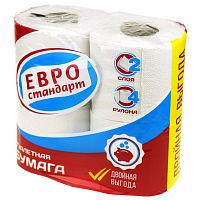 картинка Бумажные изделия АРТПЛАСТ (СГТ37741) 2 сл х 4 рул - ЕВРОСТАНДАРТ (белая) от магазина Tovar-RF.ru