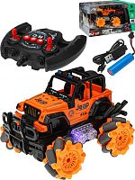 картинка игрушка no name машина на р\у,трюк,свет,usb,12х12х16,5см,3.7v литиевая батарея,пульт 2*aa не в к-те (арт.2402721) от магазина Tovar-RF.ru