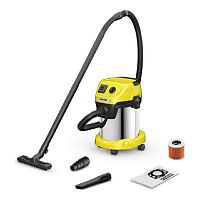 картинка Строительный пылесос Karcher WD 3 P S V-17/4/20,  желтый [1.628-190.0] от магазина Tovar-RF.ru