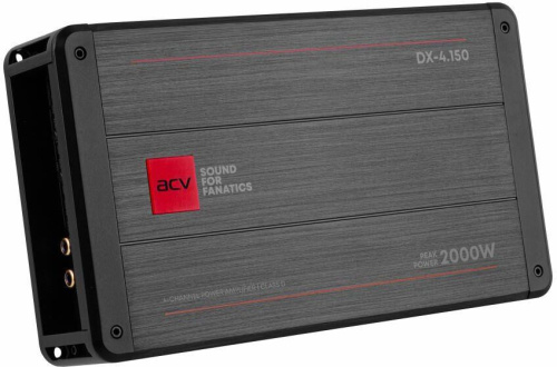картинка acv dx-4.150 v4 4*150вт/4-3-2 канал/4-2 ом/hpf/lpf/bp/bassboost/high input/d class от магазина Tovar-RF.ru являющимся официальным дистрибьютором в России картинка acv dx-4.150 v4 4*150вт/4-3-2 канал/4-2 ом/hpf/lpf/bp/bassboost/high input/d class от магазина Tovar-RF.ru