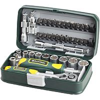 картинка KRAFTOOL Набор "INDUSTRIE": Слесарно-монтажный инструмент, компактный, 1/4", 38 предм [27970-H38] от магазина Tovar-RF.ru