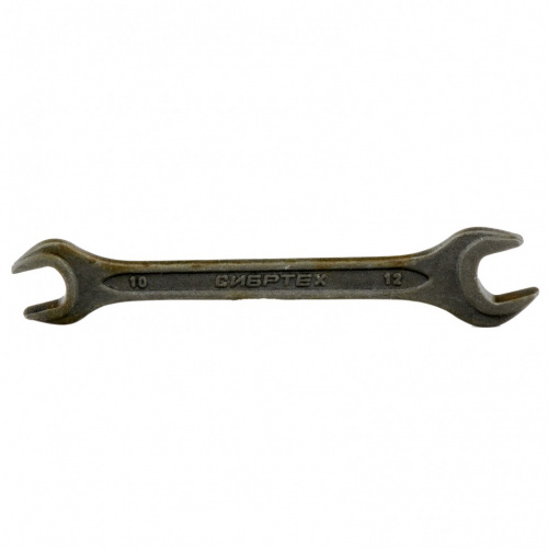 картинка Ключ рожковый, 10 х 12 мм, CrV, фосфатированный, ГОСТ 2839 Сибртех от магазина Tovar-RF.ru