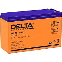 картинка delta hr 12-34 w (9 а\ч, 12в) свинцово- кислотный  аккумулятор от магазина Tovar-RF.ru