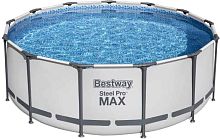 картинка бассейн каркасный круглый bestway 5618w (109380)от магазина Tovar-RF.ru