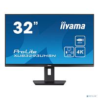 картинка lcd iiyama 31.5" xub3293uhsn-b5 {ips 3640x2160 75hz 4ms 350cd 1000:1 10bit(8bit+frc) hdmi displayport 2xusb3.0 usb-c(pd 65w) rj45 2x3w has vesa} от магазина Tovar-RF.ru