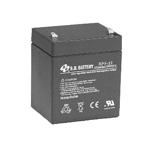 картинка акб b.b. battery bp 5-12 (12v 5ah) дхшхв 90х70х106 мм, масса 1.8 кг, клеммы f2 от магазина Tovar-RF.ru
