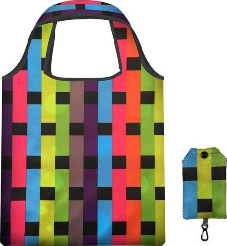 картинка Сумка складная РЫЖИЙ КОТ Сумка складная 38*55см Геометрия (104364) от магазина Tovar-RF.ru