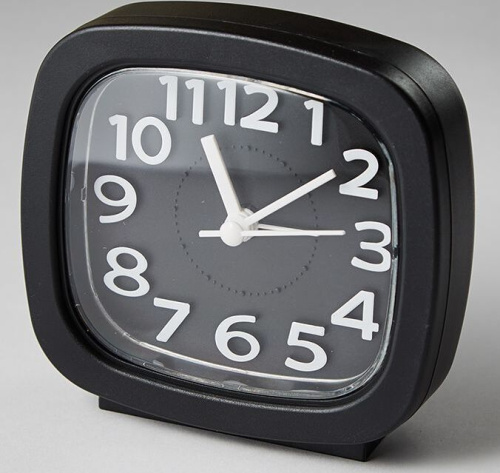 картинка DELTA DT8-0001 Будильник 8.5*4.6*8.6см (черный) DELTA DT8-0001 от магазина Tovar-RF.ru