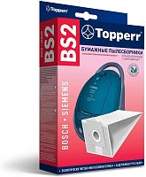 картинка topperr bs 2 пылесборник для пылесоса bosch-siemens(тип h, a,g, d, b) 5 шт (1001) от магазина Tovar-RF.ru