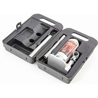 картинка matrix домкрат гидравлический бутылочный, 3 т, h подъема 194–372 мм, в пласт. кейсе [50752] от магазина Tovar-RF.ru